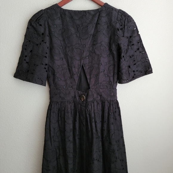 Sezane Timea Dress in Black size 34 NWT - Picture 5 of 10